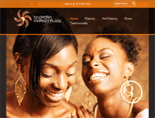 Tablet Screenshot of diasporamarketplc.com
